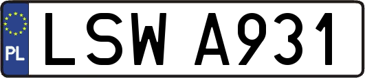 LSWA931