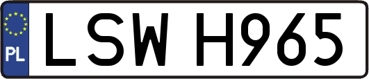 LSWH965