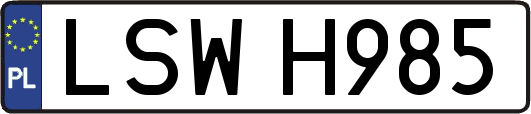 LSWH985