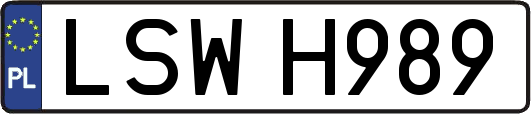 LSWH989