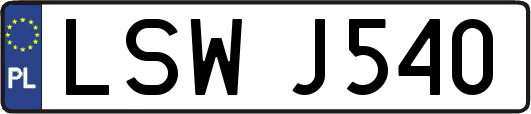LSWJ540