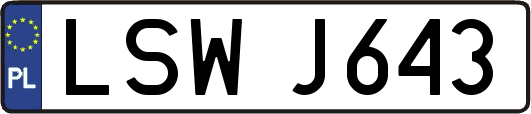 LSWJ643