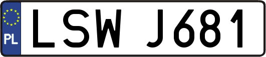 LSWJ681