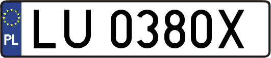 LU0380X