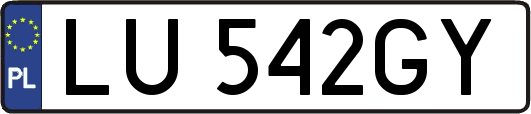 LU542GY