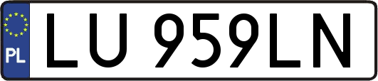 LU959LN