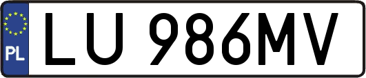 LU986MV