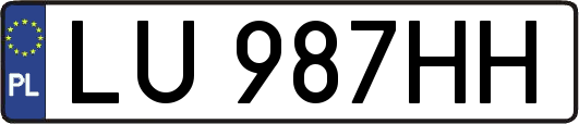 LU987HH