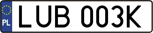 LUB003K