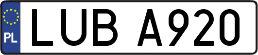 LUBA920