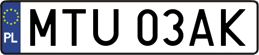 MTU03AK