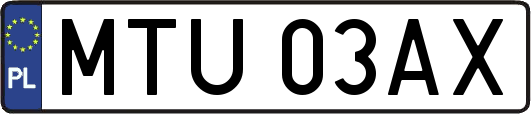MTU03AX