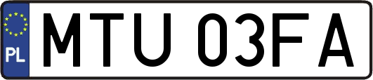 MTU03FA