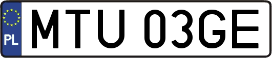 MTU03GE