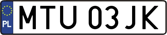 MTU03JK