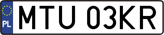 MTU03KR