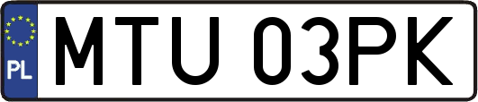 MTU03PK