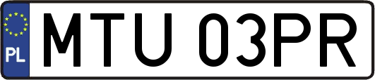 MTU03PR