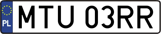 MTU03RR