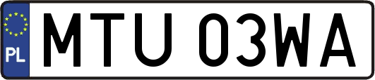 MTU03WA