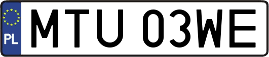 MTU03WE