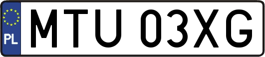 MTU03XG