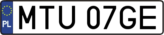MTU07GE