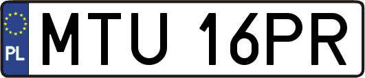 MTU16PR
