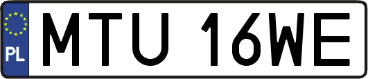 MTU16WE