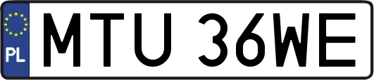 MTU36WE