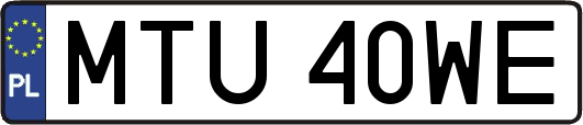MTU40WE