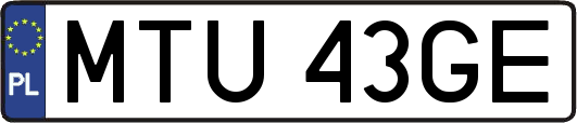 MTU43GE