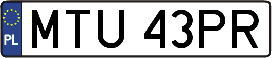 MTU43PR