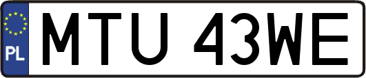 MTU43WE