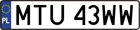 MTU43WW