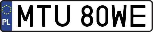MTU80WE