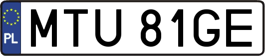 MTU81GE