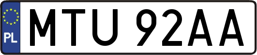 MTU92AA