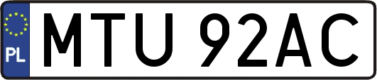 MTU92AC