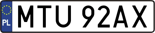 MTU92AX