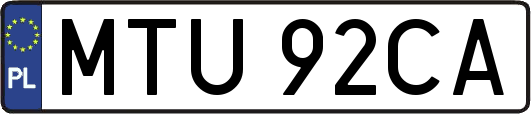MTU92CA