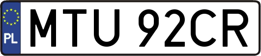 MTU92CR