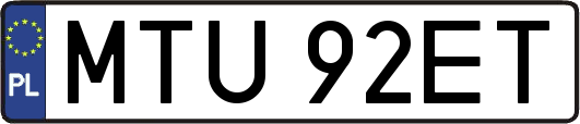 MTU92ET
