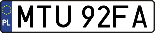MTU92FA