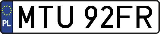 MTU92FR
