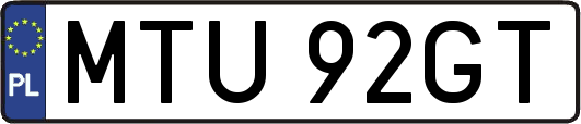 MTU92GT