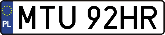 MTU92HR