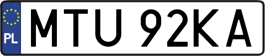 MTU92KA