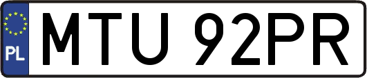 MTU92PR