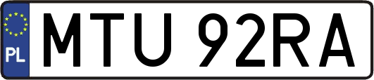 MTU92RA